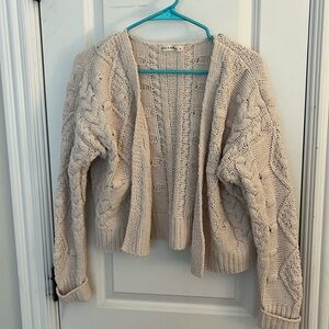 Moon & Madison chunky knit cardigan - size small